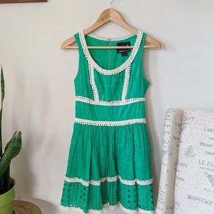 Forever 21 Collection Embroidered Cotton Dress